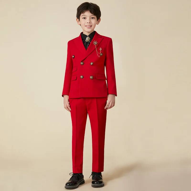 Women Fashion Over The Years - 男の子用コスチューム ハロウィンスーツ コスプレ 子供用フラワーガールドレス 韓国版ジャケット ホスト