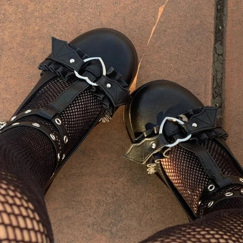 新しいスイートハートバックルウェッジメアリージェーンズ女性ピ - Women'S Fashion Shoes のレビューと価格