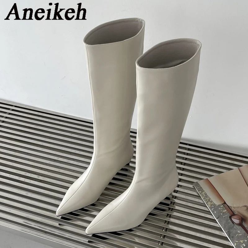 レディースレトロスエードニーハイブーツ、ダブルバックル、ウエ - Women'S Fashion Knee High Boots のレビューと価格