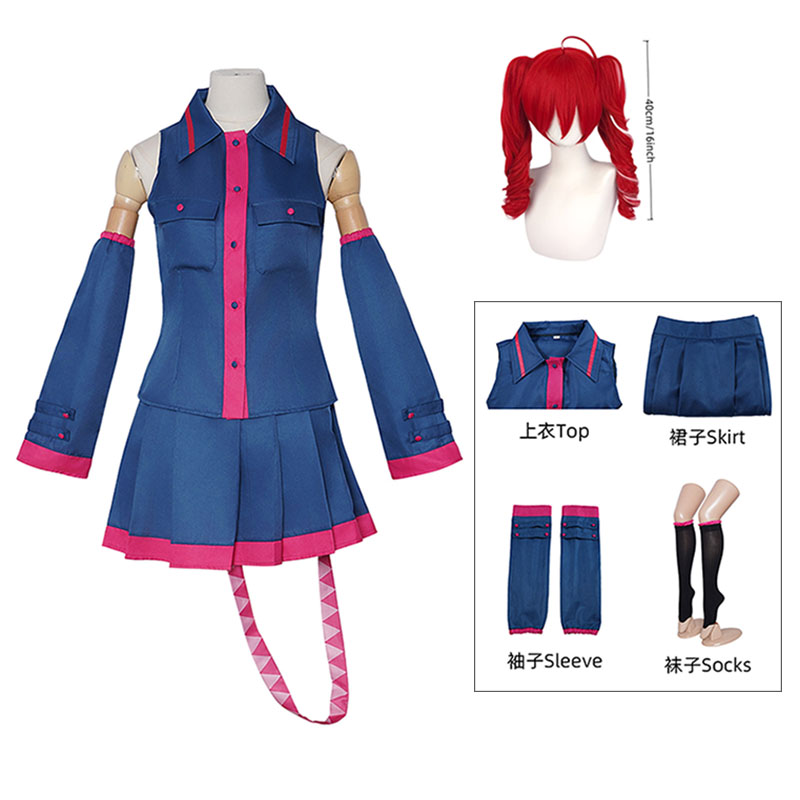 アニメカサネテトコスプレファッション制服衣装ウィッグ Vtu - Women'S Fashion Korea のレビューと価格
