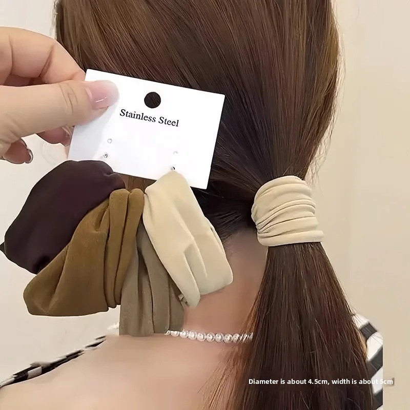 4個セット ソリッド 幅広 厚手 伸縮性 ヘアバンド 女性用 - Women'S Fashion Korea のレビューと価格