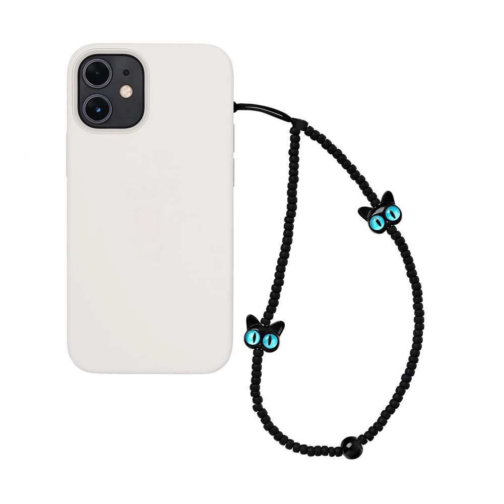 女性用電話チェーン,携帯電話ストラップ,かわいい動物,黒猫, - Women'S Fashion Korea のレビューと価格