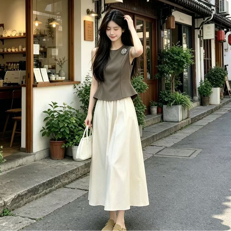 2026年夏 ジェントルフラワー ウエストシンチング ベスト - Women'S Fashion Vest Tops のレビューと価格