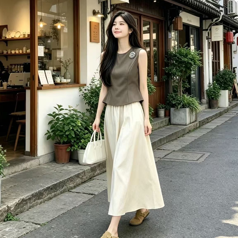 2026年夏 ジェントルフラワー ウエストシンチング ベスト - Women'S Fashion Vest Tops のレビューと価格
