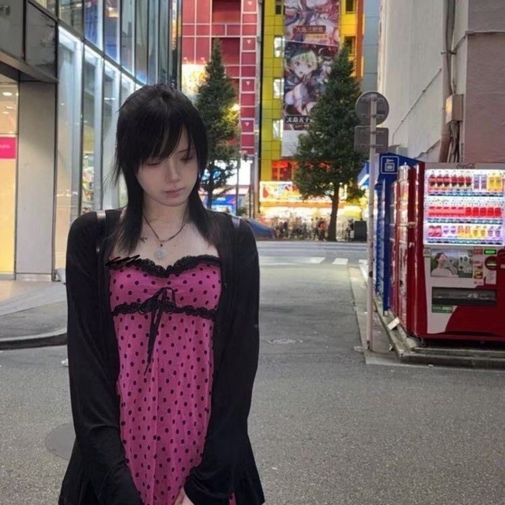 和菓子 2 点セット女性ポルカドットホルターベスト Y2k  - Women'S Fashion Vest Tops のレビューと価格