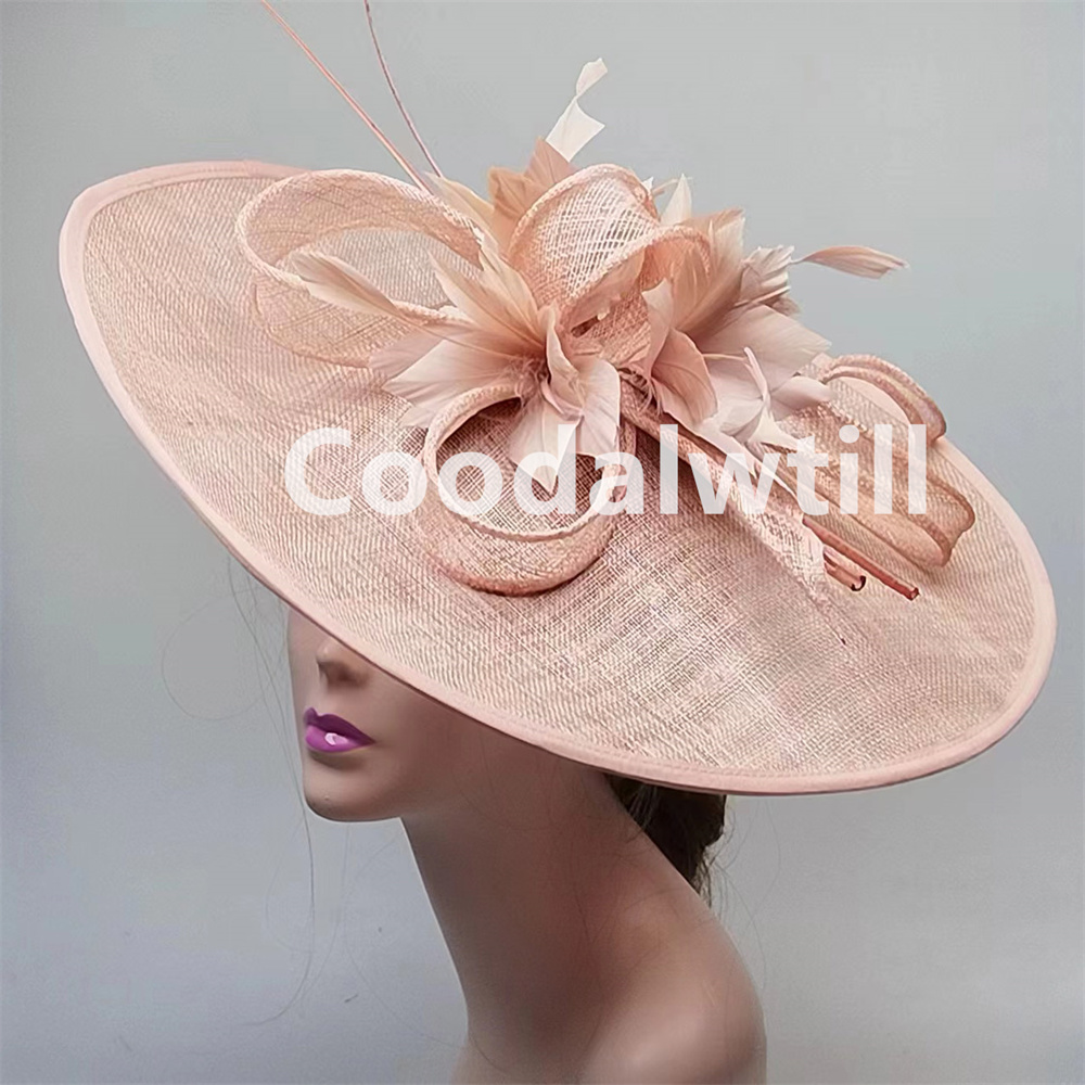 女性のためのロイヤルアスコットの大きな魅力的な帽子,大きな羽 - Women'S Fashion Kentucky Derby のレビューと価格