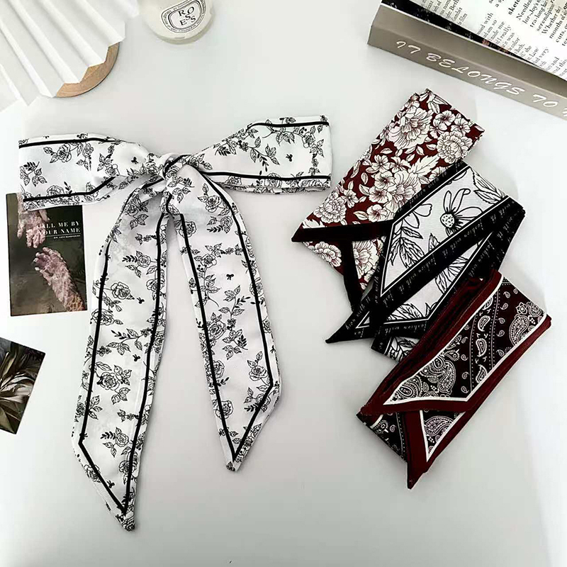 高級ファッション女性用スキニーシルクスカーフ、ロングヘアスト - Women Fashion Necktie のレビューと価格