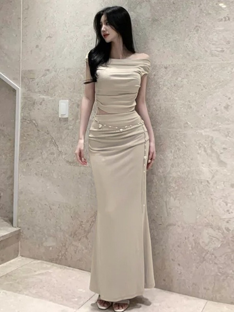 2026年新作 韓国 龍潭(龍潭) 二点セット スリムフィッ - Women'S Fashion Korea のレビューと価格