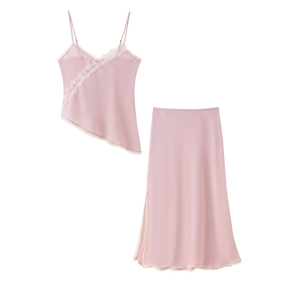 Tidalyf 2025 レディース ピンク キャミトップと - Lace Trim Cami のレビューと価格