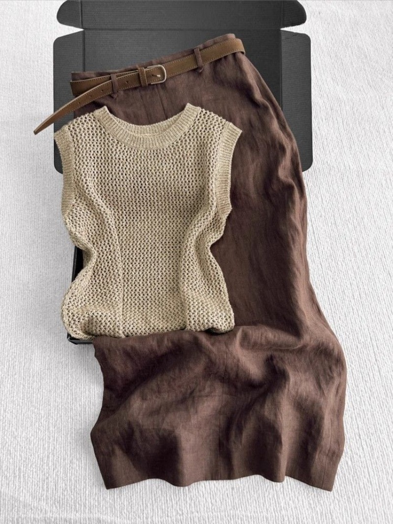 新作夏デザイン レディース ツーピースセット ファッション  - Women'S Fashion Vest Tops のレビューと価格
